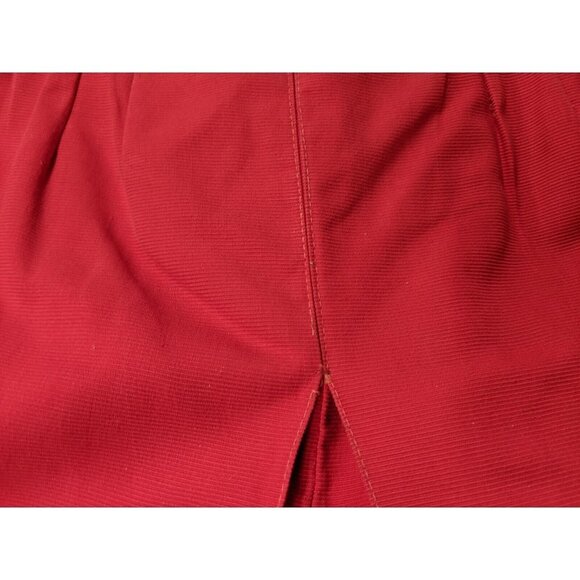 VINTAGE 70s WOMEN'S RED CULOTTE GAUCHO SHORTS - SIZE 2XS - XS - Picture 4 of 12